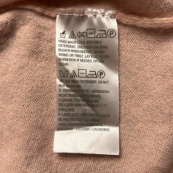 Isaac Mizrahi Live pink tunic cashmere sweater, EUC, XL - Picture 4 of 7